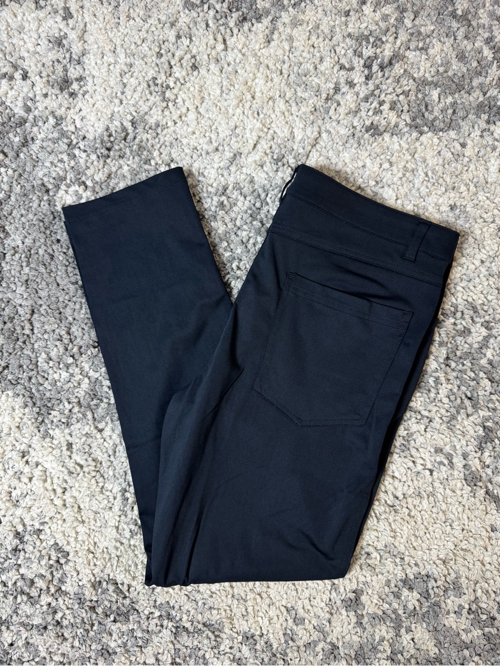 Legend, Men’s Flat Front Chino Pants in Black, 34/30